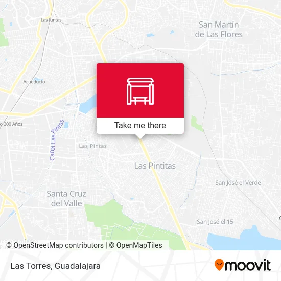 Las Torres map