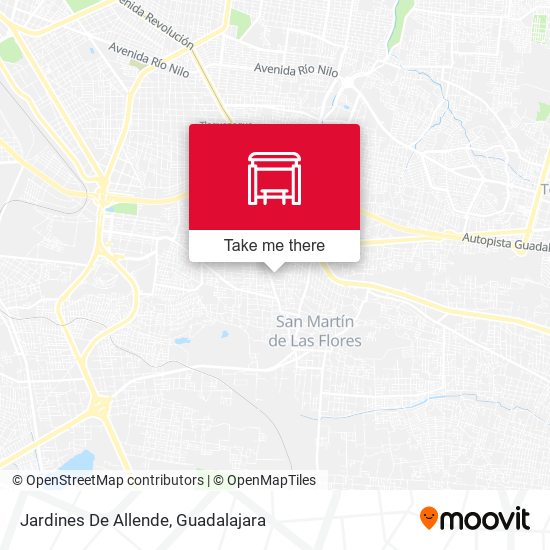 Jardines De Allende map