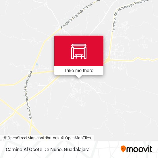 Camino Al Ocote De Nuño map