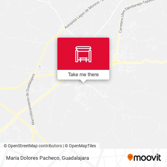 María Dolores Pacheco map