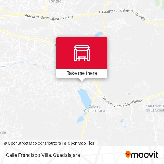 Calle Francisco Villa map