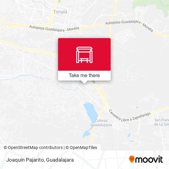 Joaquín Pajarito map
