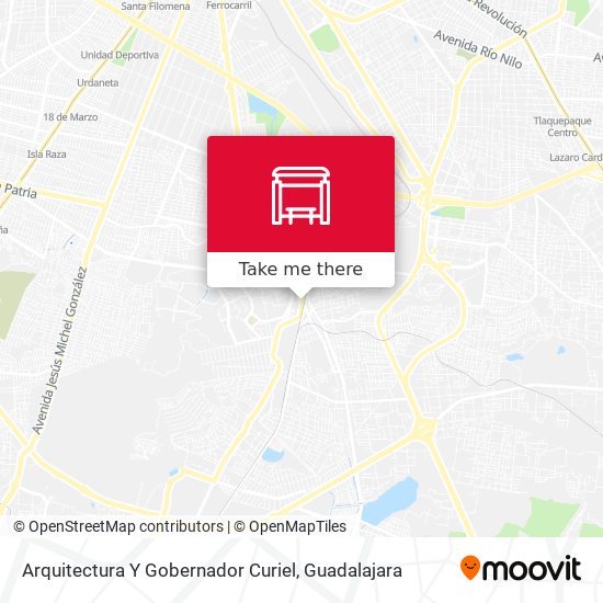 Mapa de Arquitectura Y Gobernador Curiel