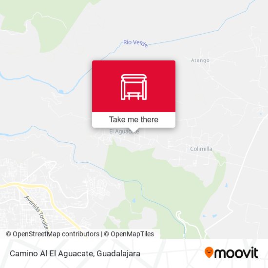 Camino Al El Aguacate map