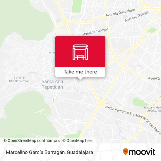 Mapa de Marcelino García Barragán