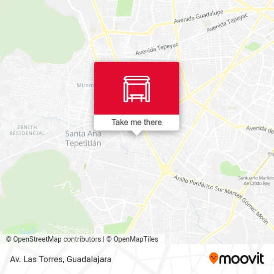 Av. Las Torres map