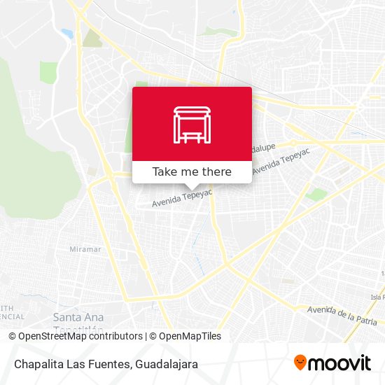 Mapa de Chapalita Las Fuentes
