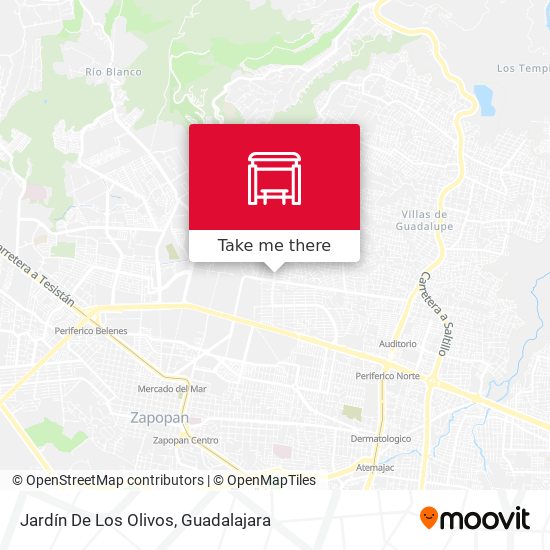 Jardín De Los Olivos map