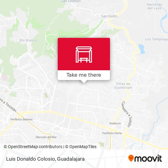 Mapa de Luis Donaldo Colosio
