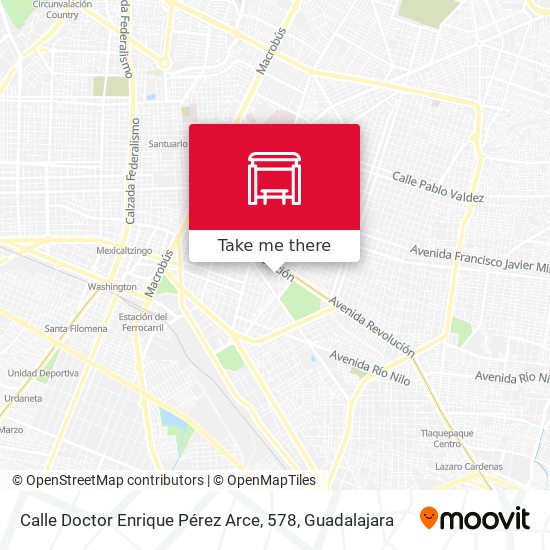 Calle Doctor Enrique Pérez Arce, 578 map
