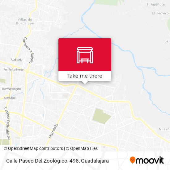 Calle Paseo Del Zoológico, 498 map