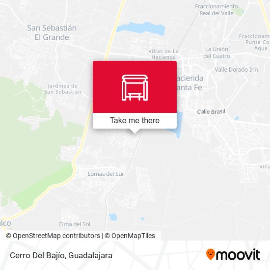 Mapa de Cerro Del Bajío