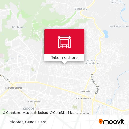 Mapa de Curtidores