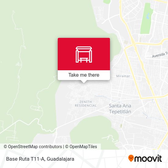 Base Ruta T11-A map