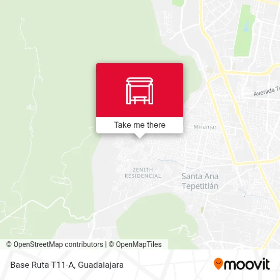 Base Ruta T11-A map