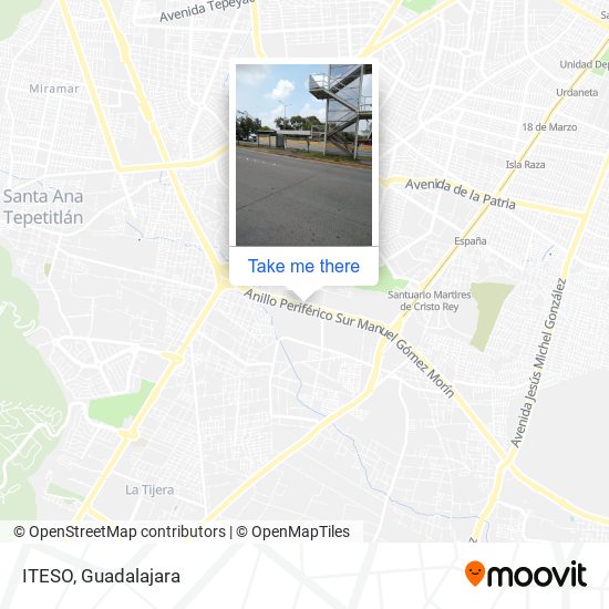 Mapa de ITESO