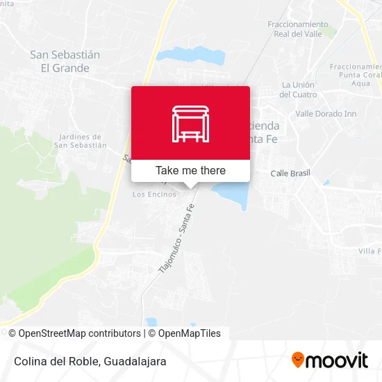 Colina del Roble map