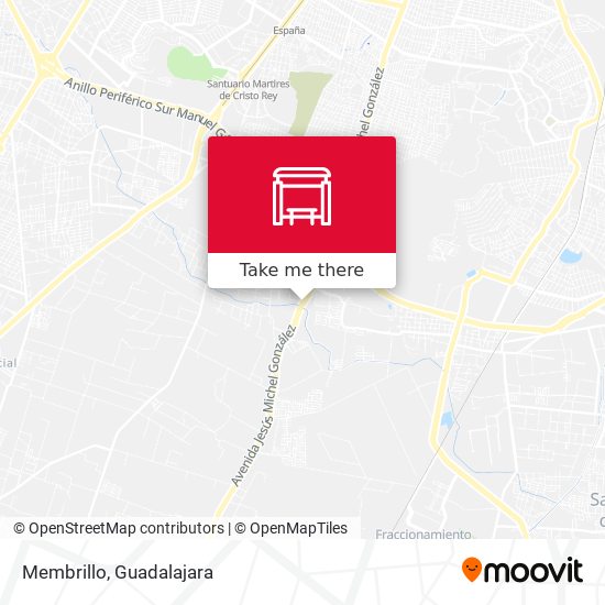 Mapa de Membrillo