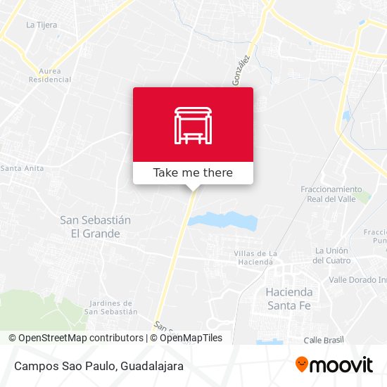 Mapa de Campos Sao Paulo