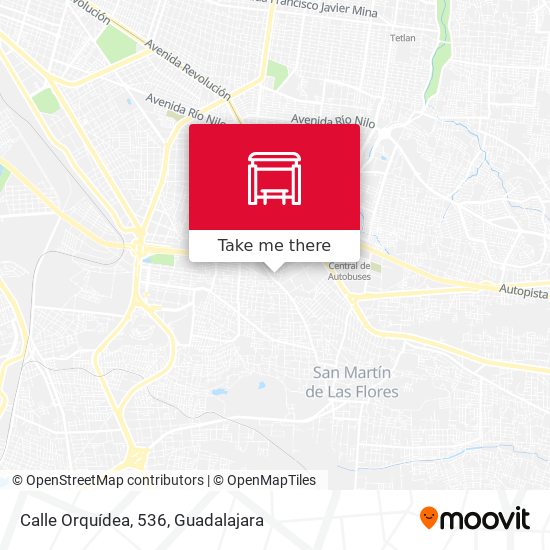 Calle Orquídea, 536 map