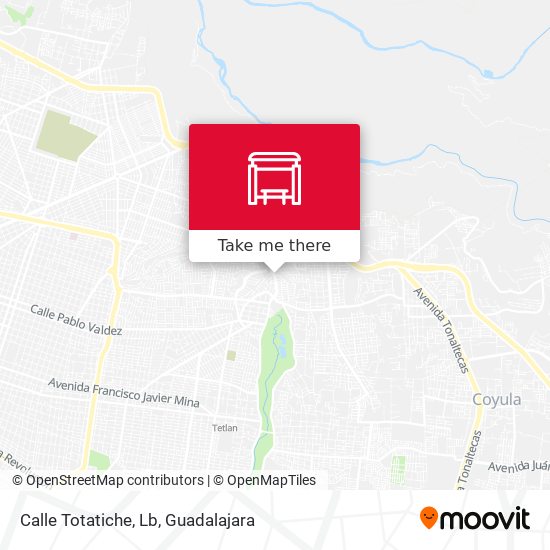 Mapa de Calle Totatiche, Lb