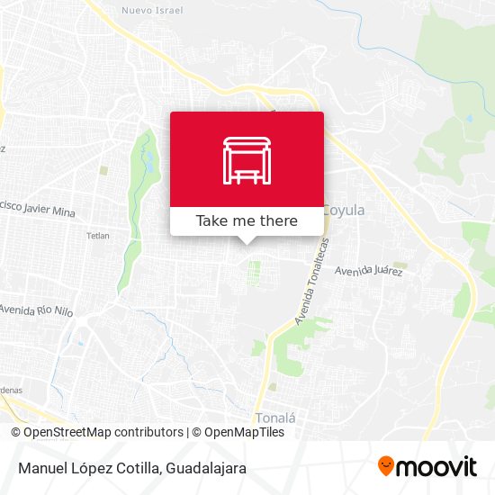 Mapa de Manuel López Cotilla
