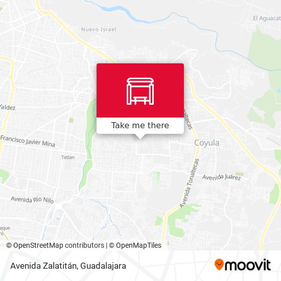 Avenida Zalatitán map