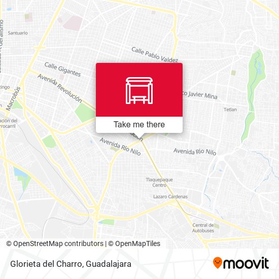 Mapa de Glorieta del Charro