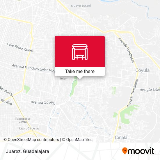 Juárez map