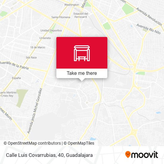 Mapa de Calle Luis Covarrubias, 40