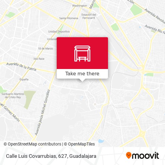 Calle Luis Covarrubias, 627 map