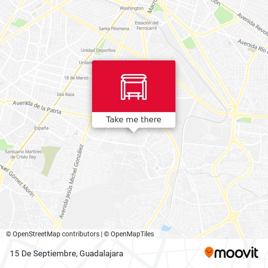 Mapa de 15 De Septiembre