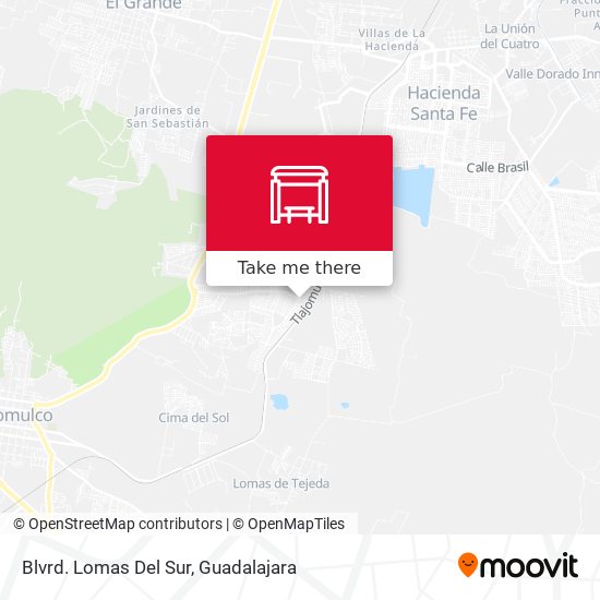 Blvrd. Lomas Del Sur map