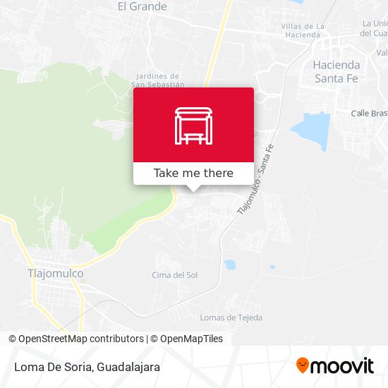 Mapa de Loma De Soria