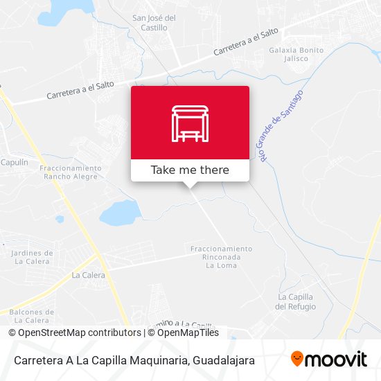 Carretera A La Capilla Maquinaria map