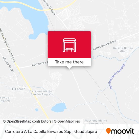 Mapa de Carretera A La Capilla Envases Sapi