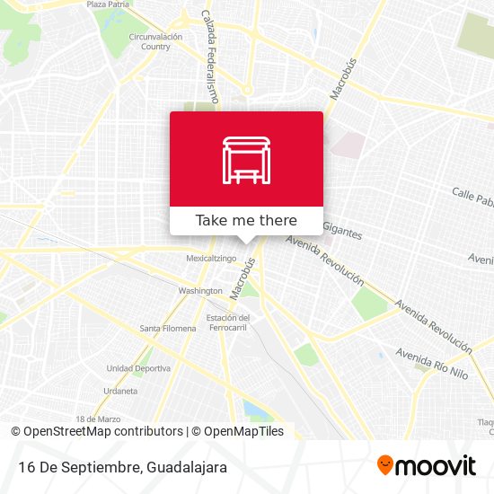 Mapa de 16 De Septiembre