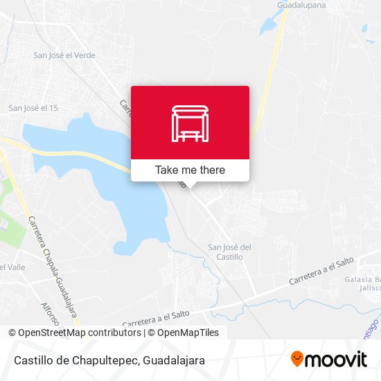 Castillo de Chapultepec map
