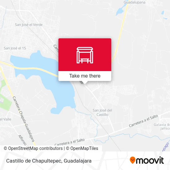 Castillo de Chapultepec map