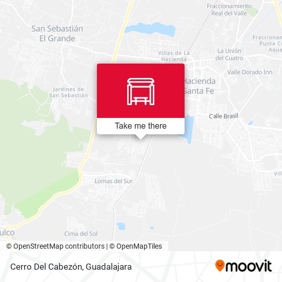 Mapa de Cerro Del Cabezón