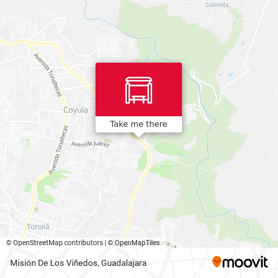 Misión De Los Viñedos map