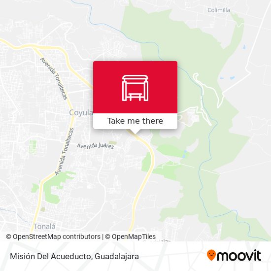 Misión Del Acueducto map