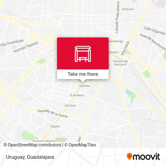 Uruguay map