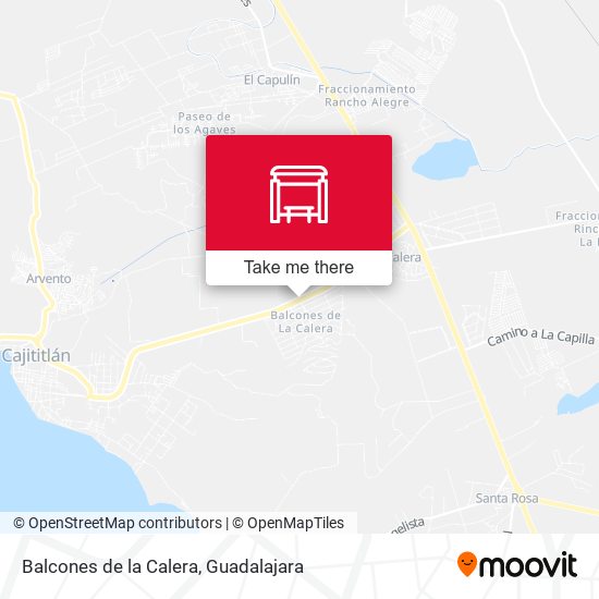 Mapa de Balcones de la Calera