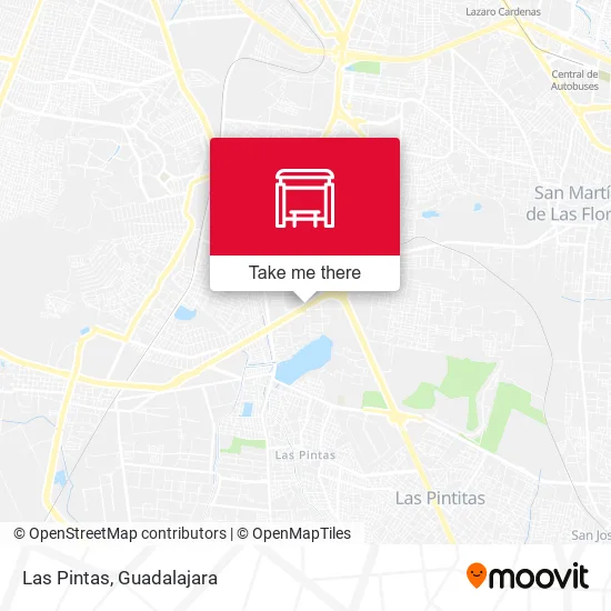 Las Pintas map