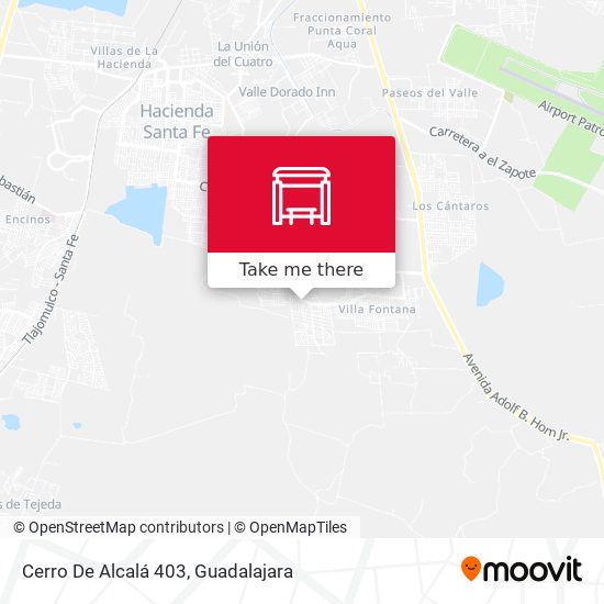 Cerro De Alcalá 403 map