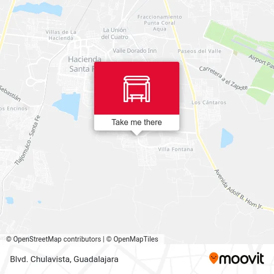 Blvd. Chulavista map