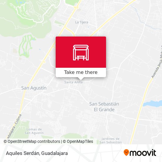 Aquiles Serdán map