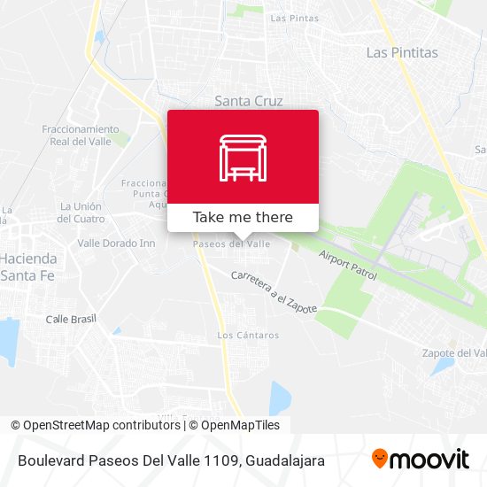 Mapa de Boulevard Paseos Del Valle 1109