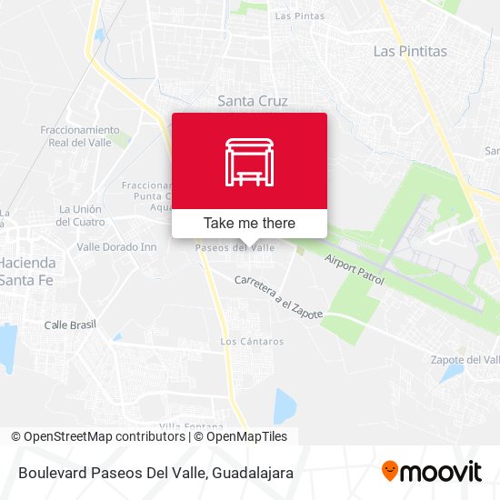 Boulevard Paseos Del Valle map